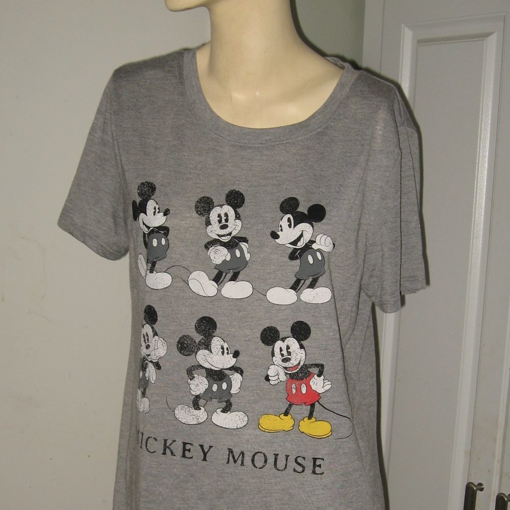 ❤️Womens DISNEY MICKEY MOUSE Tee Shirt Sz Large